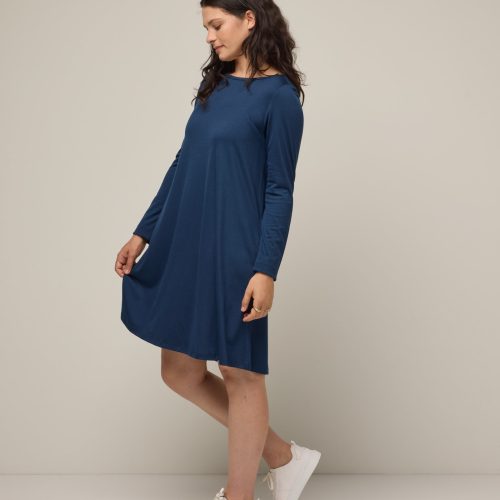 20220727 wooland 01137 RowenaSwingDress MarineBlue LR