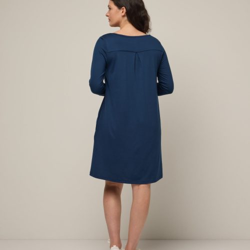 20220727 wooland 01147 RowenaSwingDress MarineBlue LR