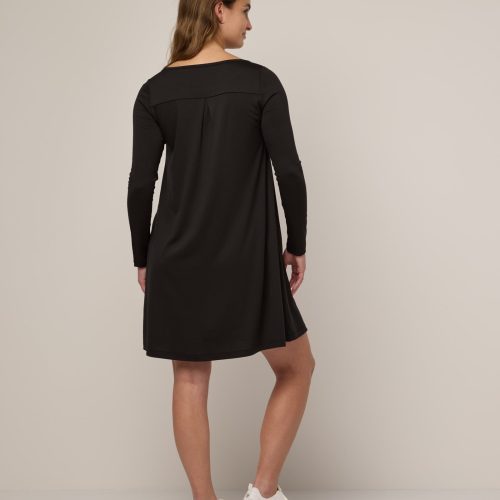 20220916 wooland 00928 RowenaSwingDress Black LR