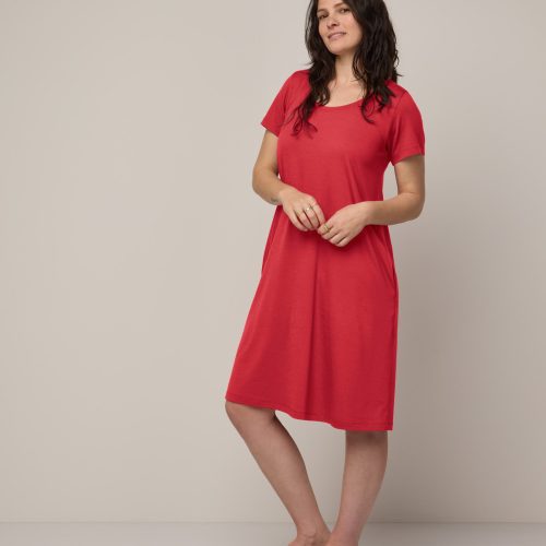 20230330 wooland 00587 MaggieSwingDress CoralRed LR