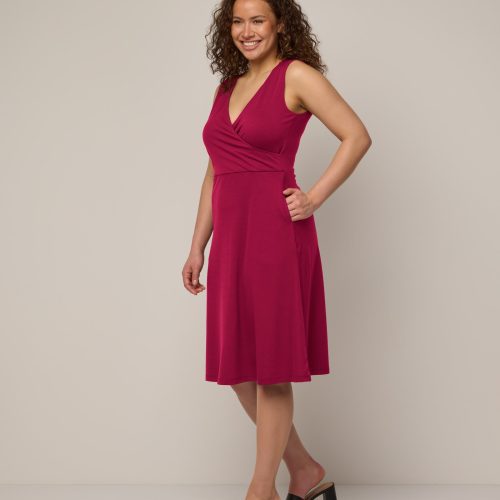 20230420 wooland 00187 IsabelleWrapTankDress Beetroot LR