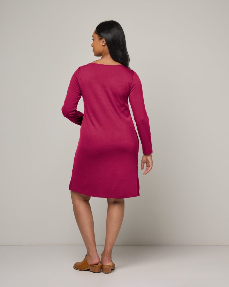 20230823 wooland 00529 MargoShiftDress Beetroot LR