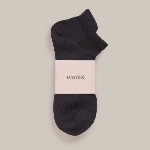 20231115 WP 00013 woolandAnkleSock Black LR