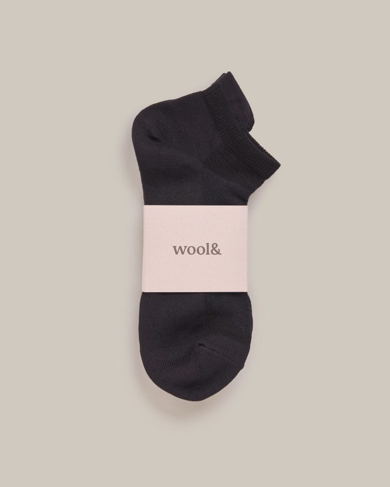 20231115 WP 00013 woolandAnkleSock Black LR