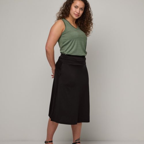 20240228 wooland 00469 HelenaMidiTravelSkirt Black LR