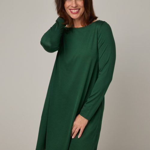 20240823 wooland 01693 RowenaSwingDress FernGreen LR