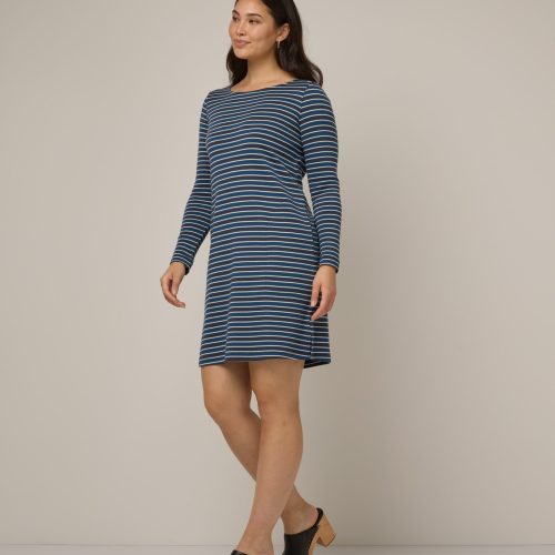 20240925 wooland 00495 MargoShiftDress TonalBlueStripe LR