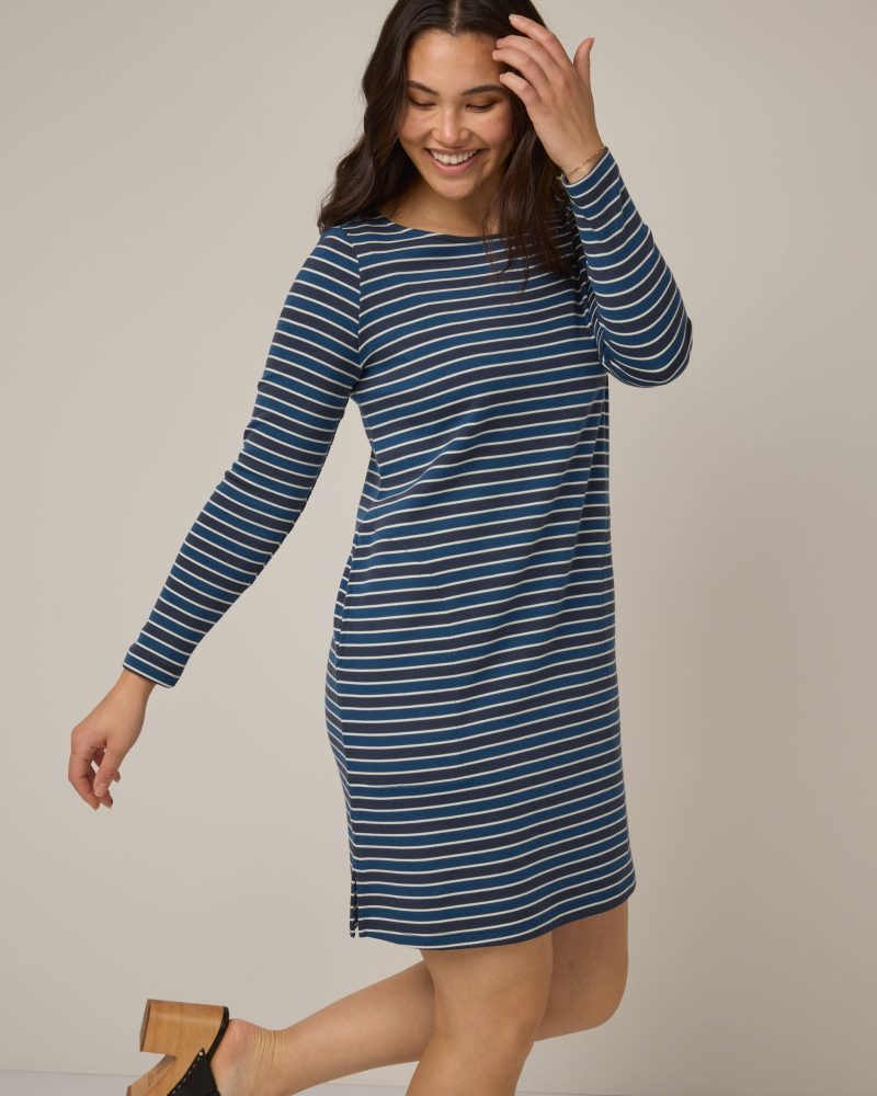 20240925 wooland 00561 MargoShiftDress TonalBlueStripe LR