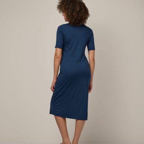 20241023 wooland 00746 LondonMidiDress MarineBlue LR