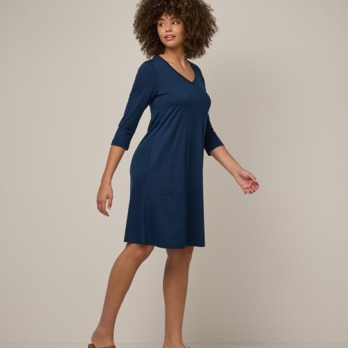 20241023 wooland 01150 WillowSwingDress MarineBlue LR