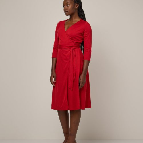 20241121 wooland 00062 AlanaWrapDress Pomegranate LR