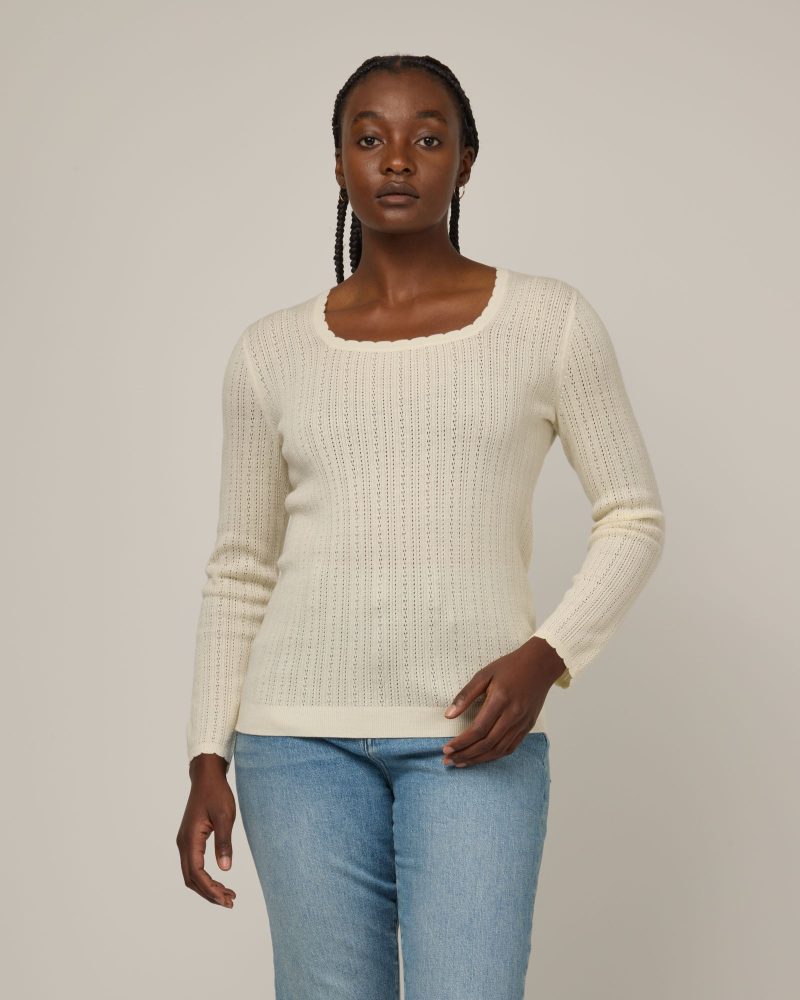 20241121 wooland 00970 DaisyPointelleSweater NaturalWhite LR